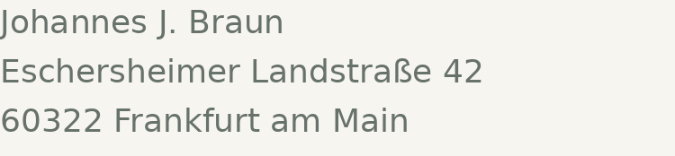 Imprint postal address (image)